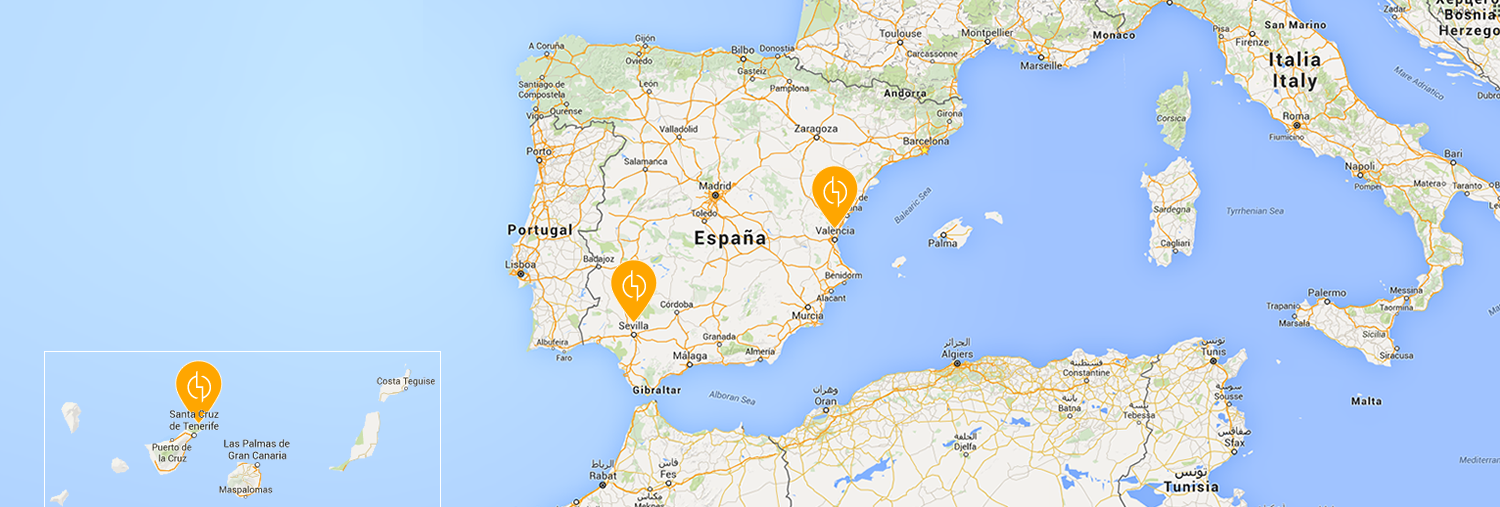 Hepta Consultores - Mapa de sedes